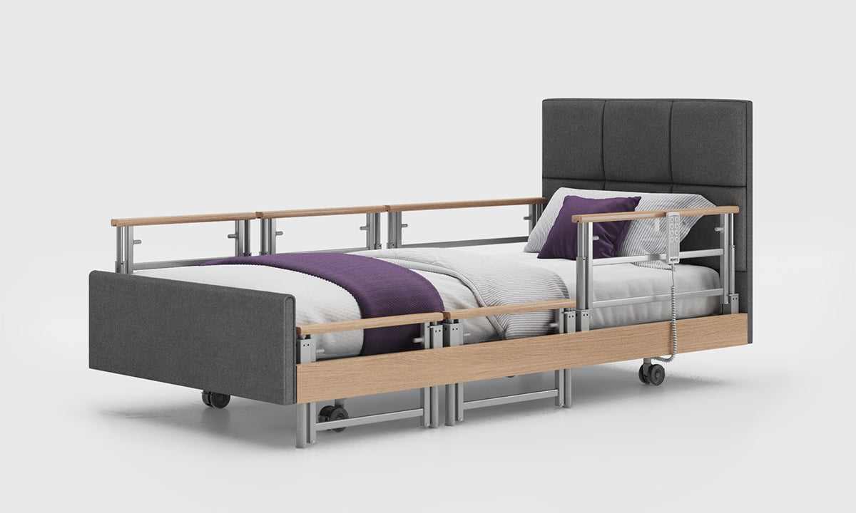Signature Comfort Plus Profiling Bed - Anthracite (Fabric)